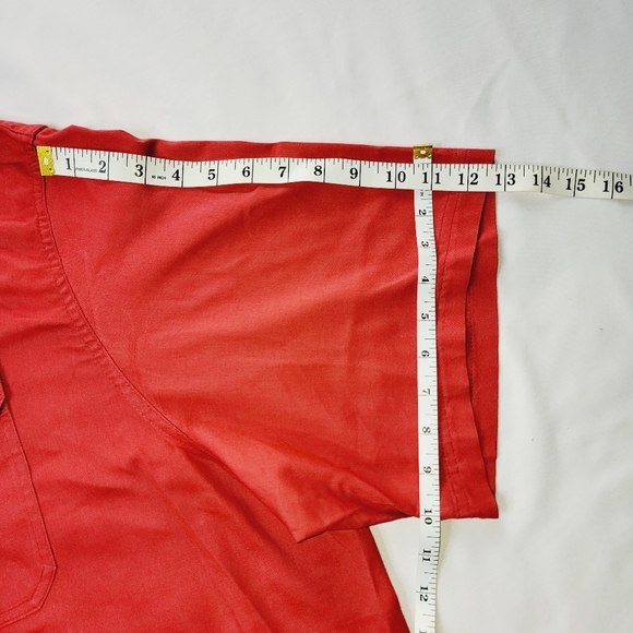 Wrangler Men 2XL Collar Stretch 2 Pockets Short Sleeves Button Up Casual Shirt - Picture 8 of 8